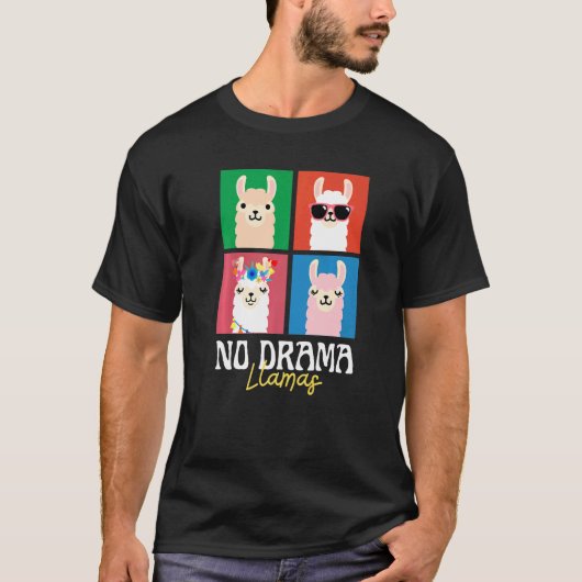 No Drama Squaresヴィンテージ70s動物 Tシャツ (正面)
