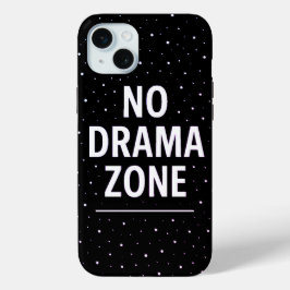 No Drama Zone iPhone 15 Miniケース