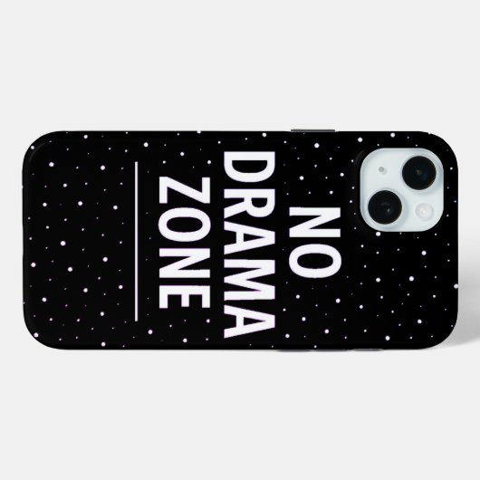No Drama Zone Case-Mate iPhoneケース (裏面 (横))