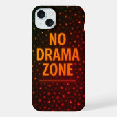 No Drama Zone iPhoneケース (裏面)