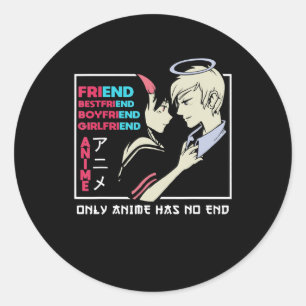 No End Anime ClothingマンガアートコスプレOtaku Gift ラウンドシール