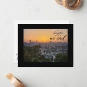 No End to His Kingdom Flat Note Card ノートカード (正面/裏面インサイチュ)