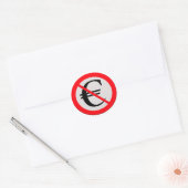 No Euro ラウンドシール (封筒)