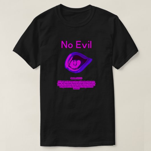 No Evil - City Jamz - Tシャツ (デザイン正面)