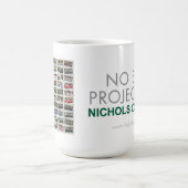 No Evil Project @ Nichols College Mug – 展示 コーヒーマグカップ (中央)