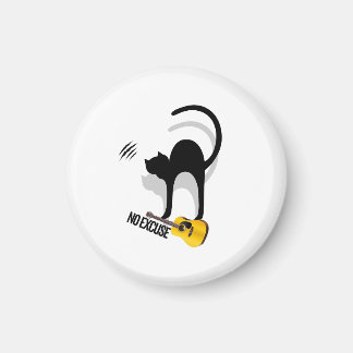 No Excuse Cat Magnets マグネット