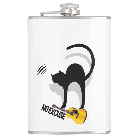 No Excuse Cat Per Tea Mug フラスク (正面)