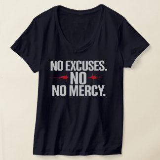 No Excuse No Merci – Motivational Gym T-Shirt Tシャツ