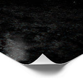 No Excuses - Glitch Effect Motivational Art Print ポスター (コーナー)