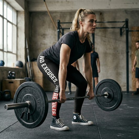 No Excuses Just Results Gym Leggings レギンス