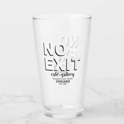 No Exit Cafe, Gallery, Chicago.1958年 タンブラーグラス (裏面)