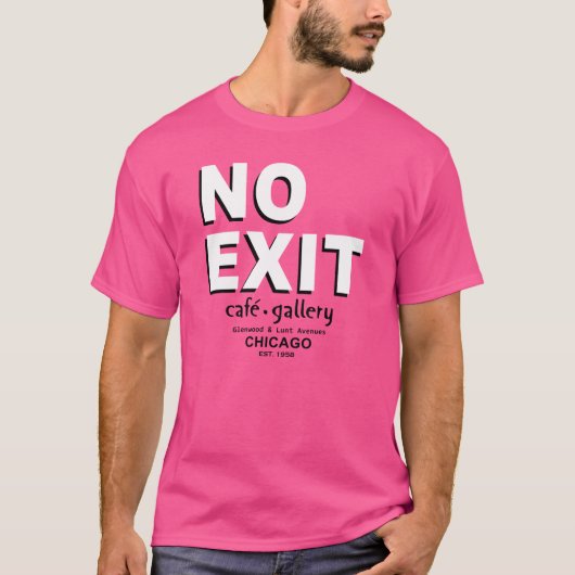 No Exit Cafe, Gallery, Chicago.1958年 Tシャツ (正面)