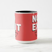 No Exit Cafe, Gallery, Chicago.EST. 1958マグカップ マグカップ (中央)