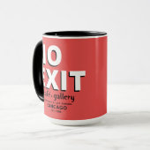 No Exit Cafe, Gallery, Chicago.EST. 1958マグカップ マグカップ (正面左)
