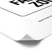 No FAILURE Zone Poster - with Info Line.jpg ポスター (角)