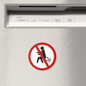 NO FARTING ⚠タイおもしろいトイレのサイン⚠ マグネット (インサイチュ (食洗機))