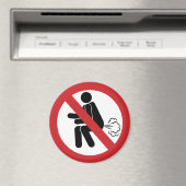 NO FARTING ⚠タイおもしろいトイレのサイン⚠ マグネット (インサイチュ (食洗機))