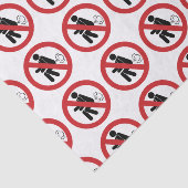 NO FARTING ⚠タイおもしろいトイレのサイン⚠ 薄葉紙 (詳細)