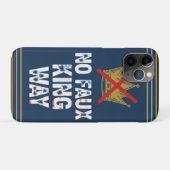No Faux King Way Case-Mate iPhoneケース (裏面(横))