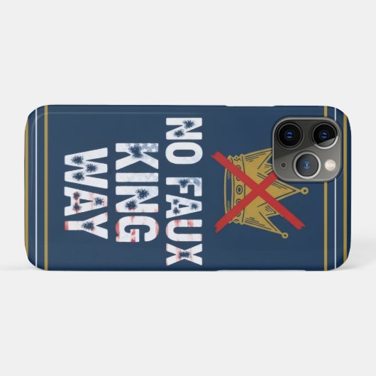 No Faux King Way Case-Mate iPhoneケース (裏面(横))