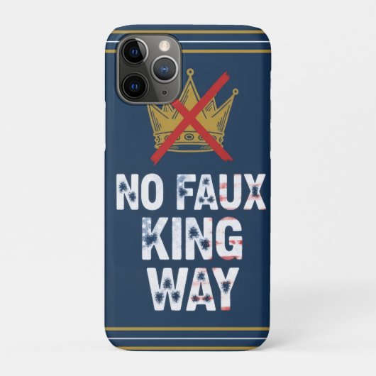 No Faux King Way Case-Mate iPhoneケース (裏)
