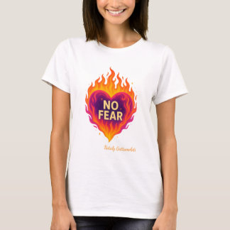 NO FEAR – モチベーショナル・ファイアーハート Tシャツ