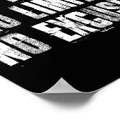 No Fear No Limits No言い訳ジムやる気を起こさせるフィチン ポスター (角)