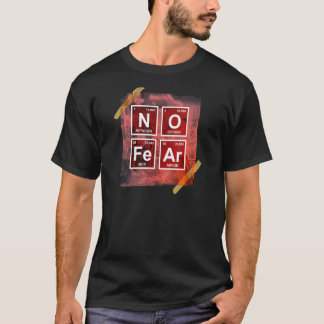 No Fear Science周期表化学ユーモア Tシャツ