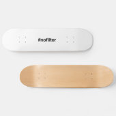 NO FILTERハッシュタグ スケートボード (横)