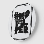 #no Filter ラージ壁時計 (傾斜)