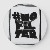 #no Filter ラージ壁時計 (正面)