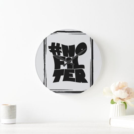 #no Filter ラージ壁時計 (ホーム)