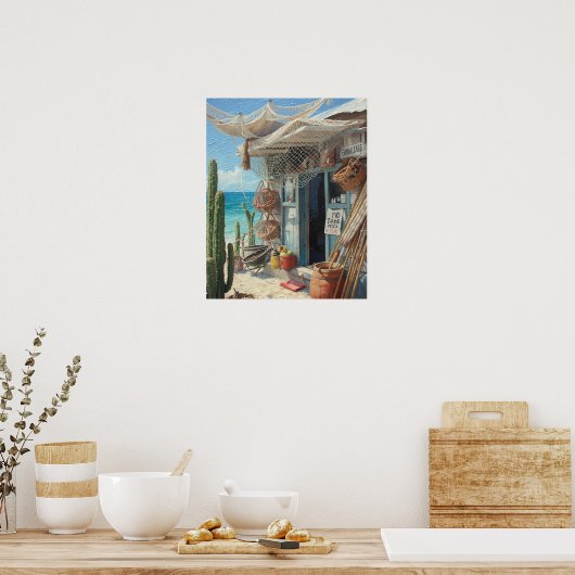 No fish today bonaire ポスター (キッチン)