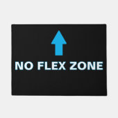 ''No Flex Zone'' Doormat ドアマット (正面)