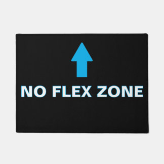 ''No Flex Zone'' Doormat ドアマット