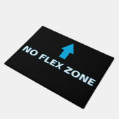''No Flex Zone'' Doormat ドアマット (アングル)