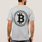 NO FOMOビットコイン暗号Tシャツ Tシャツ (裏面)