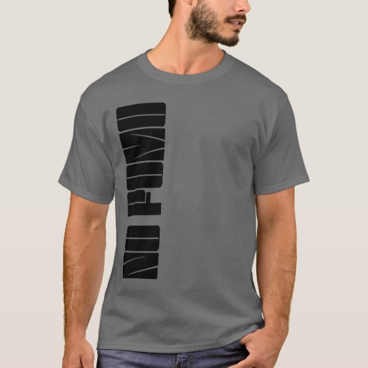 NO FOMO ビットコイン暗号通貨Tシャツ Tシャツ (正面)