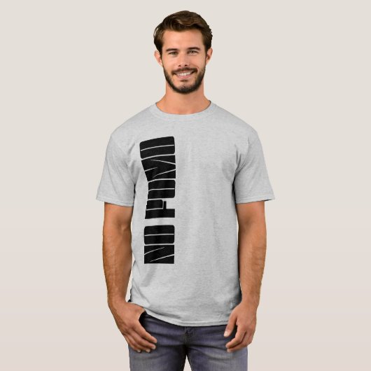 NO FOMO ビットコイン暗号Tシャツ Tシャツ (正面フル)