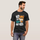 No Food Bad Mood Hungry Cat Tシャツ (正面フル)