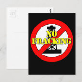 No Fracking UK 2 ポストカード (正面/裏面)