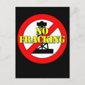 No Fracking UK 2 ポストカード (正面)