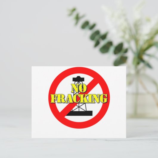 No Fracking UK 2 ポストカード (スタンド正面)