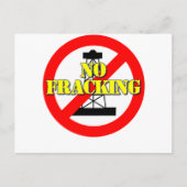 No Fracking UK 2 ポストカード (正面)