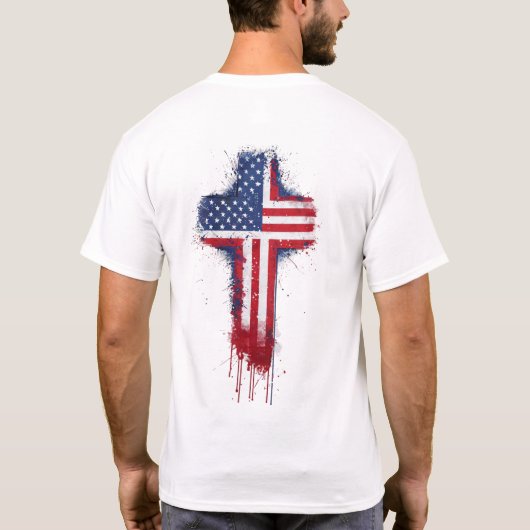 "No Freedom Without Free Speech" Bold T-Shirt Tシャツ (裏面)