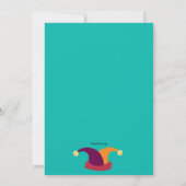 No Furing Birthdayパーティー 招待状 (裏面)