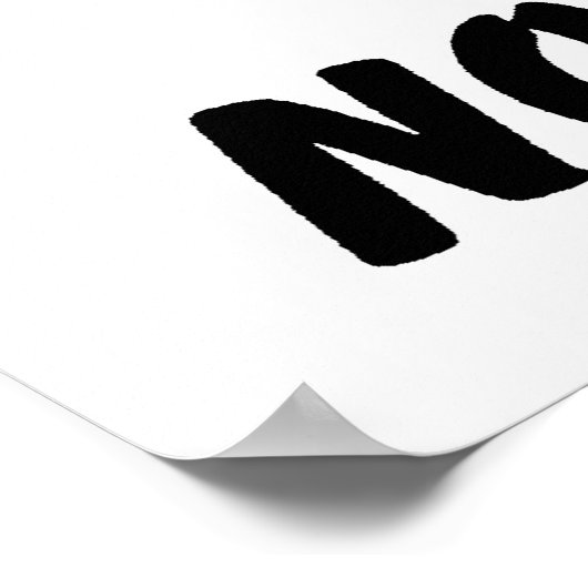 No Future Monkey ポスター (角)