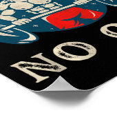 No Gift No Lift Funny Workout Santa Christmas Gym ポスター (角)