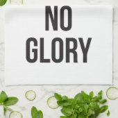 No Glutes No Glory、女性のトレーニング 感動的 キッチンタオル (折り畳み)