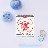 No GMOフライヤー生物学的災害［有害物質］パーソナライズされたGMOフライヤー チラシ (シングル)